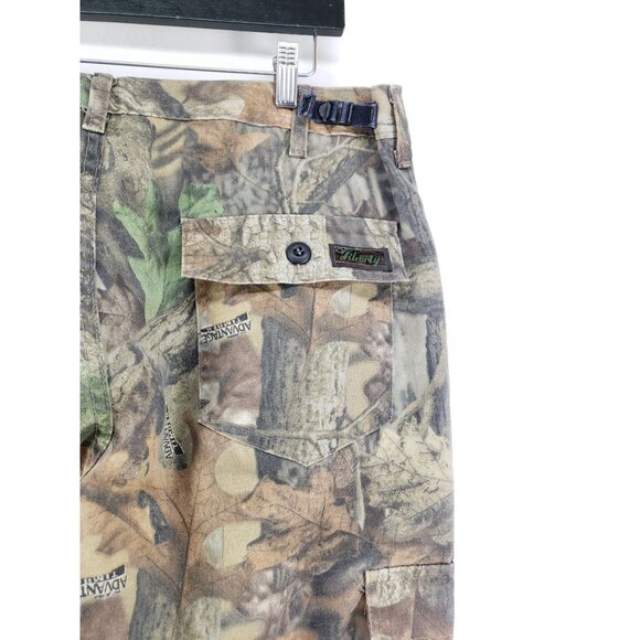 Liberty Mens Large Camo Cargo Hunting Pants Adjustable Hem - Picture 3 of 10